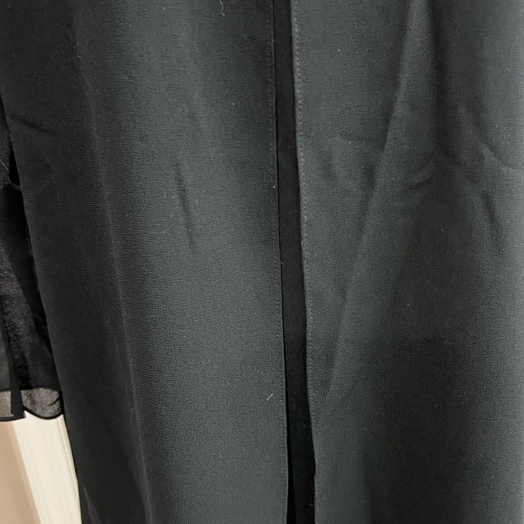 Vintage Julian Wilder black bead formal top size 20 - Picture 4 of 14